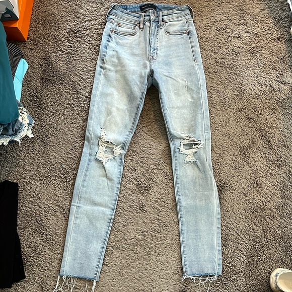 Aeropostale super high rise jegging; size 2 - Picture 1 of 2